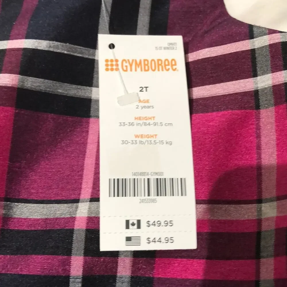 Gymboree pink black